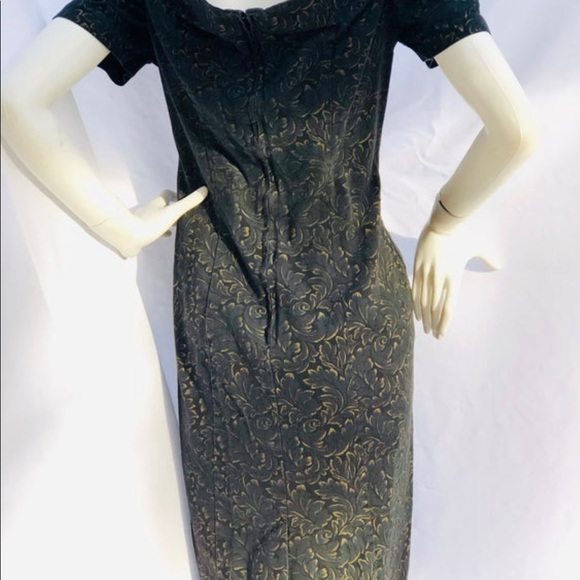 90s “All that Jazz” Off the Shoulder Sheath Dress - Picture 5 of 5